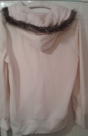 Mikina biela s kapucou, velkost 38 -m, cherokee,m