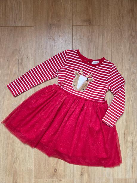 Vianočné šaty s tylovou sukňou, pepco,98