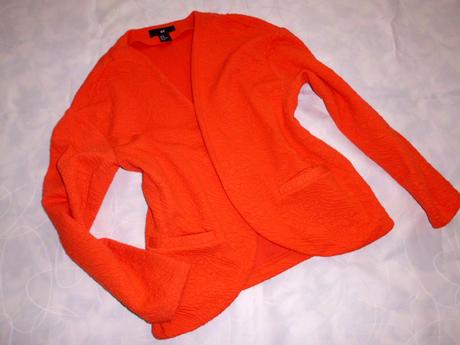 Úplet tmavooranžové, h&m,m