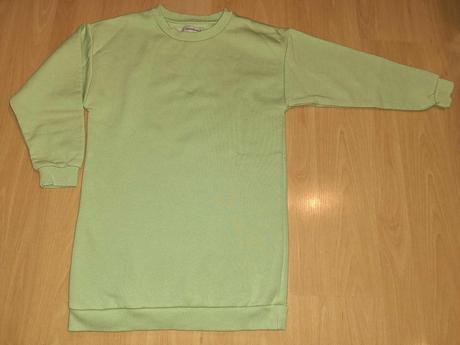 Predlžená zateplená tunika-mikinka, 146