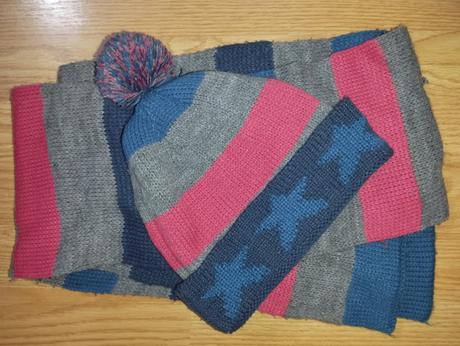 Tchibo súprava šál a čiapka, tchibo