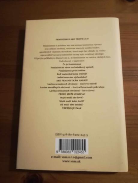 Kniha "feminizmus ako tretie zlo", 