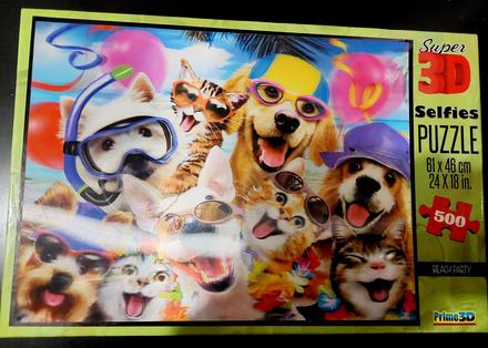 Puzzle 3d efekt 500 dielov, 