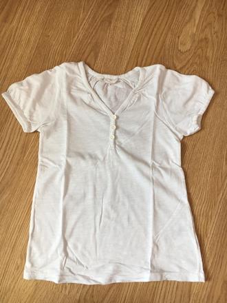 Biele tricko, h&m,110