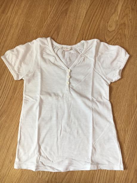 Biele tricko, h&m,110