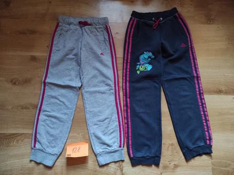 2x teplaky pekny stav, adidas,128