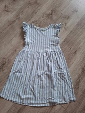 Letné bavlnené šaty 134/140, h&m,134