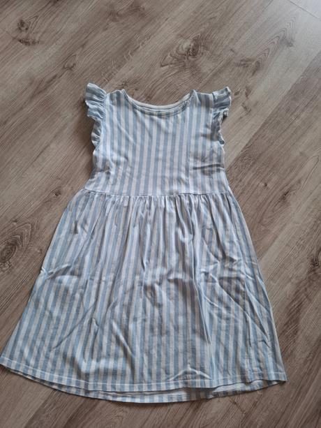 Letné bavlnené šaty 134/140, h&m,134