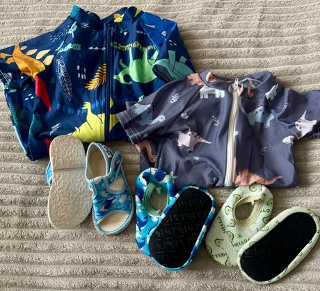 Letny set boty nasuchovacky do vody plaky, 80