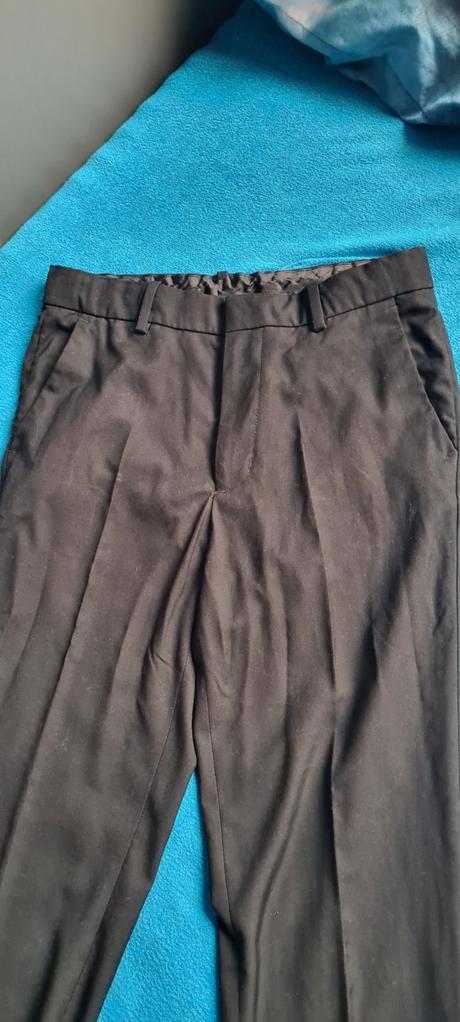 Nohavice čierne, h&m,158