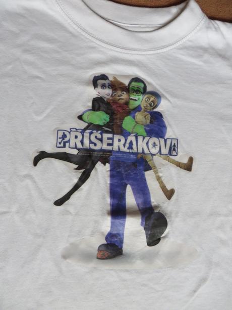 Tričko s obrázkom "príšerákovci" - veľ. 122, 122