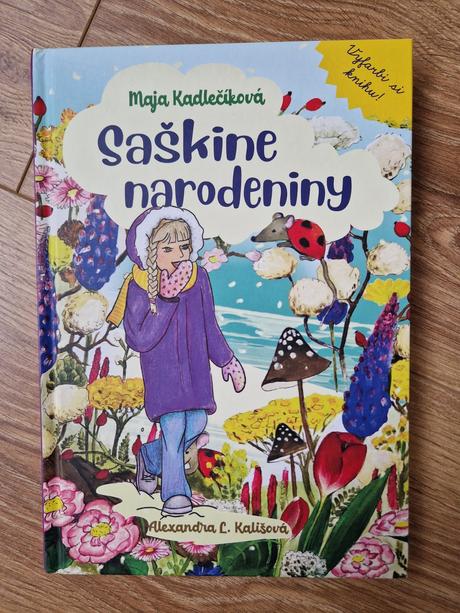 Saškine narodeniny - detská kniha - nová, 