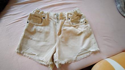 Riflové šortky, zara,158