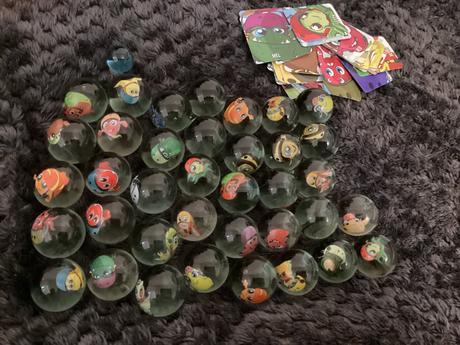 Sklenené guličky lidl, 37 ks,