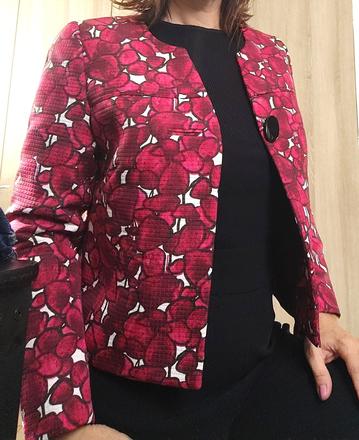 Bordové sako liz clairbone, 36