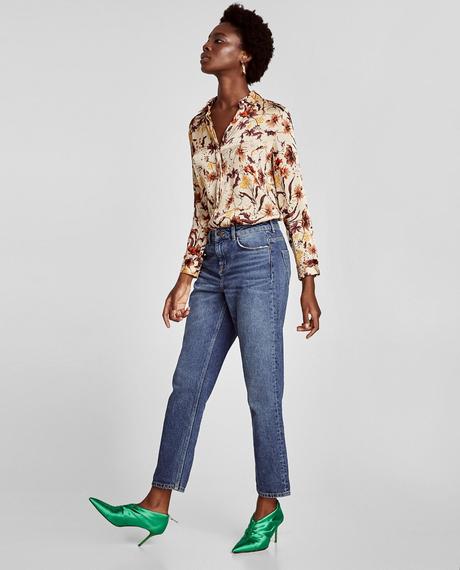 Zara bezova bluzka s kvetmi vel.s a m, zara,m / s