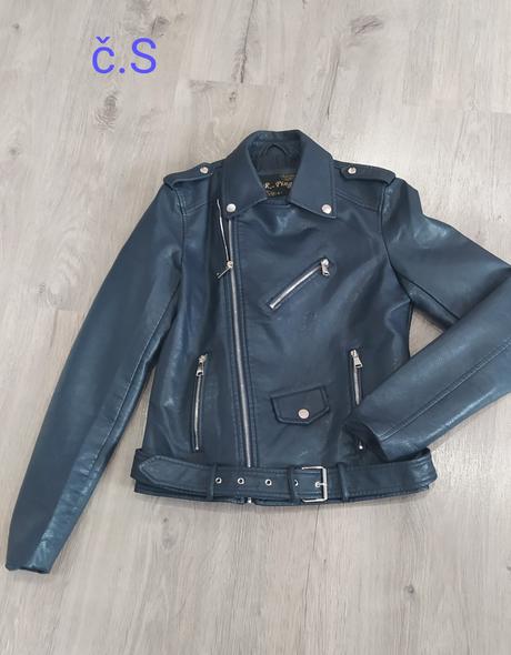 Kožená bunda, s