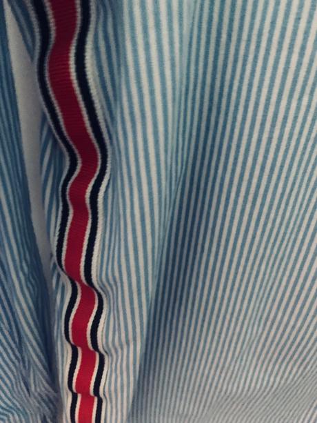 Pásikavá košeľa, h&m,152