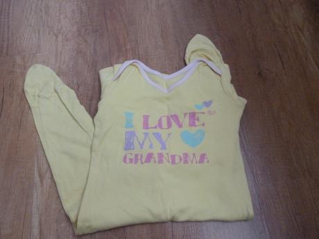 Mikinka- tricko s pismenkami, ovocim a husenickou, tu,68