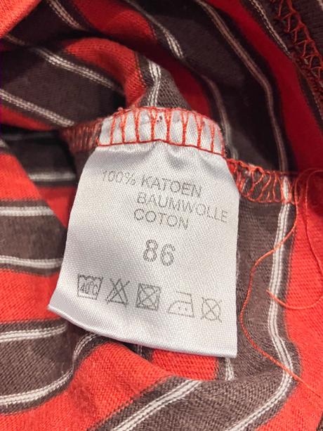 Chlapčenské pásikavé tričko (86), 86