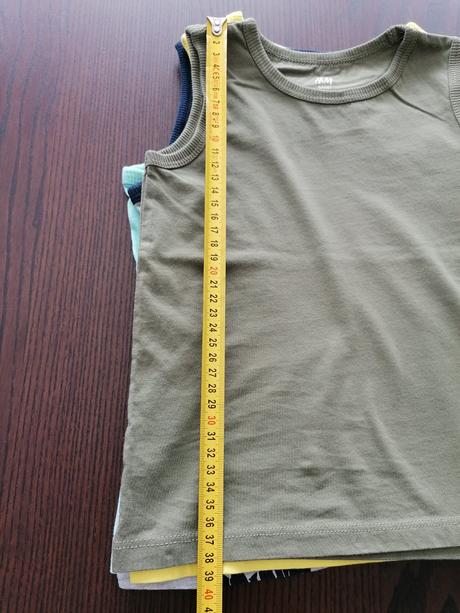 Farebné tielka, h&m,98