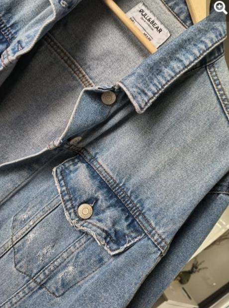 Pull&bear krásna riflová bunda l, pull&bear,l
