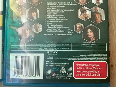 Blu-ray - breaking bad seasons 1-2 & 5,