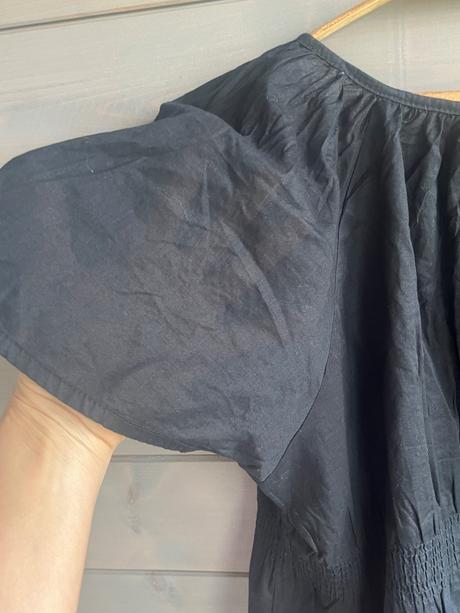 Čierna jemná boho blúzka/top h&m, h&m,44