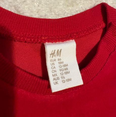 Pekne zamatove nenosene saty, h&m,86