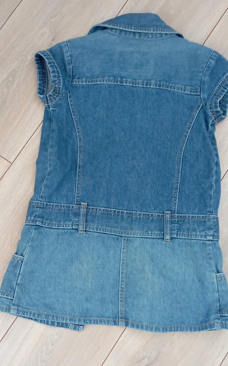 Štýlová rifľová vestička, veľ. 128, 128