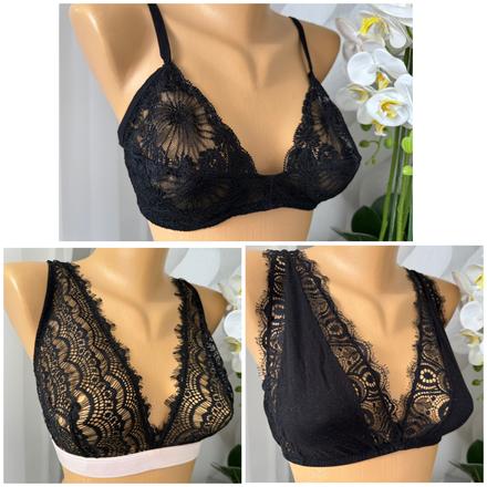 Tri krajkové podprsenky, 75d