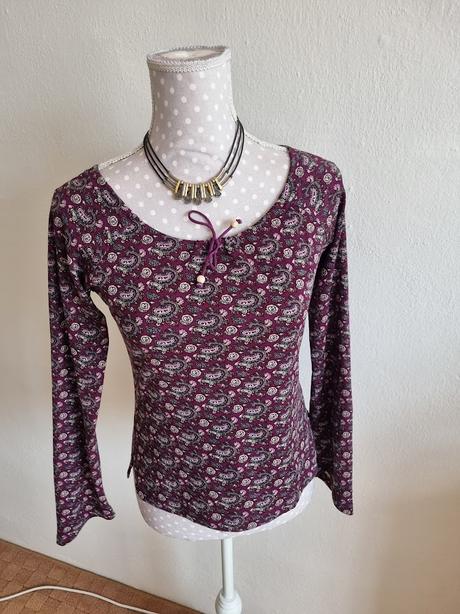 Fialový elastický top 38, 38