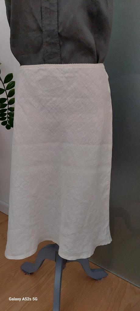 Ľanová sukňa benetton, benetton,m