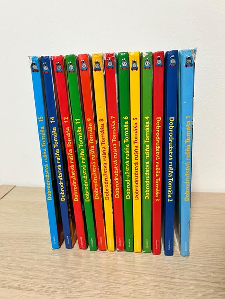 Dobrodružstvá rušňa tomáša 13ks kníh, 