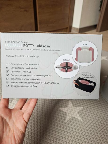 Buubla skladací nočník old rose, 