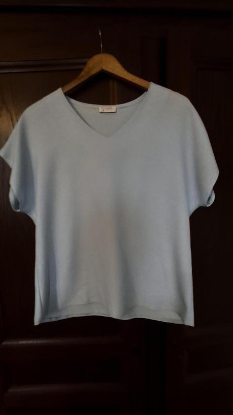 Bledomodrý top xl anturia, xl
