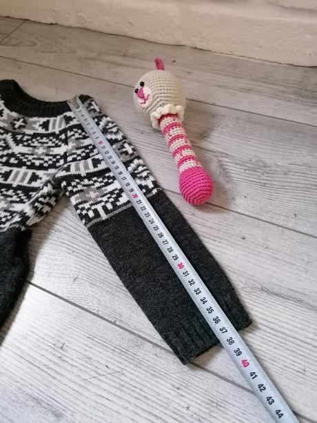 Predlžený svetrik/tunika + nové pančušky, bonprix,92