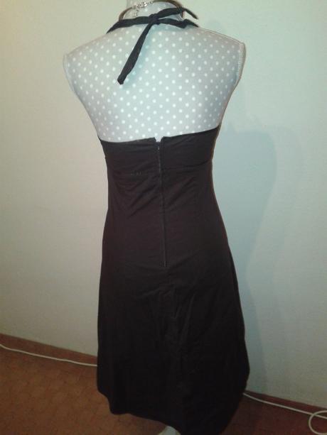 Hnedé elastické šaty veľ. s, s