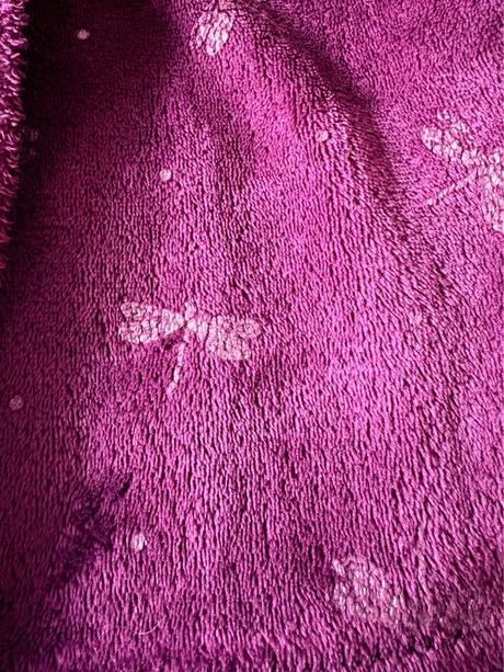 Dámsky bordový župan s kapucňou, s