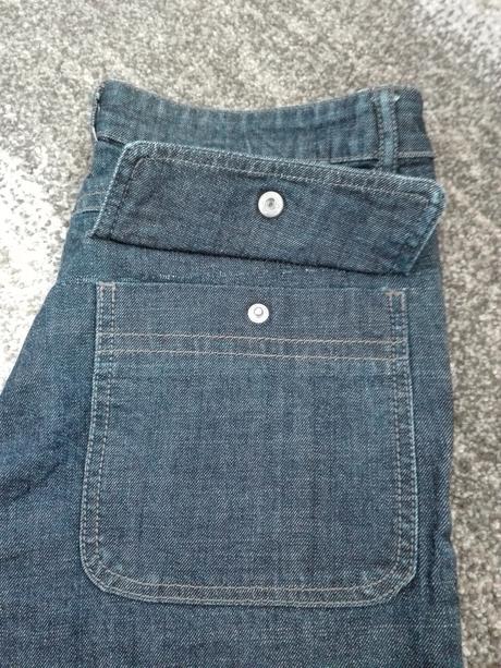 Tehotenské značkové rifle prenátal - 2x oblečené, 38