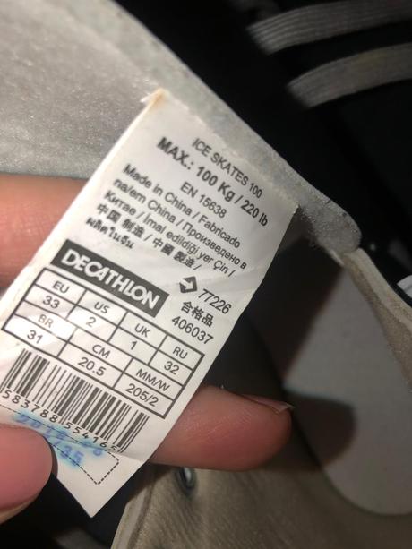 Korčule na ľad zn. botas, 28