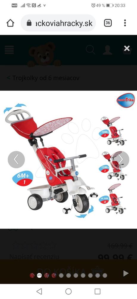 Super trojkolka už od 6.mesiacov, 