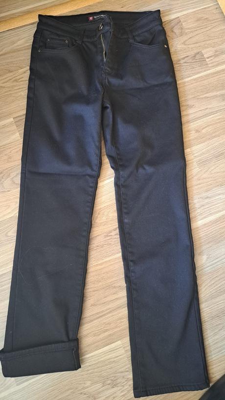 Zateplene nohavice cierne 36/38, 36