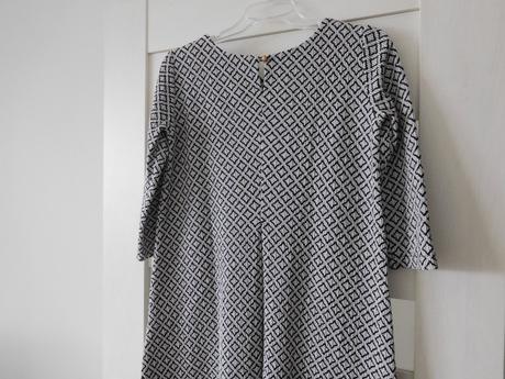 Šaty úpletové jemné kocky, s/m, s