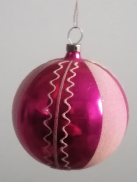 Retro vianočné gule na stromček,