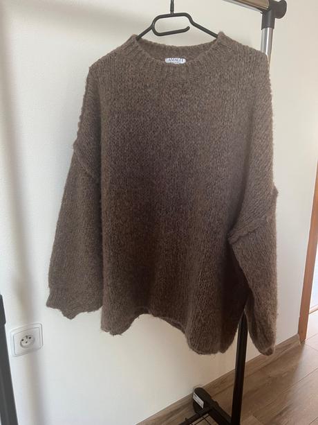 Ballistore dokonalý hnedý oversize sveter, 