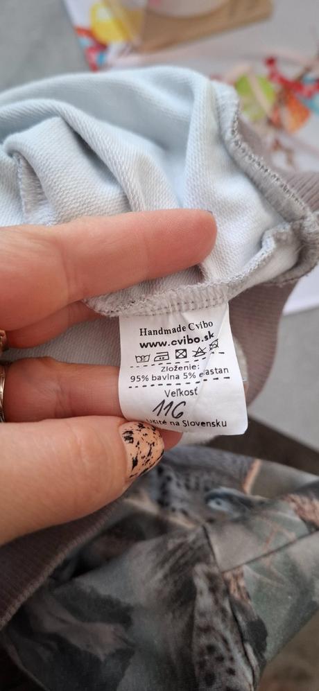 Set teplaky a mikina, 116