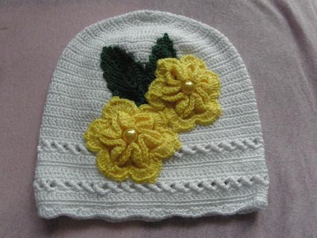 Hackovane ciapky pre rocne dietatko, 86 / 92 / 98