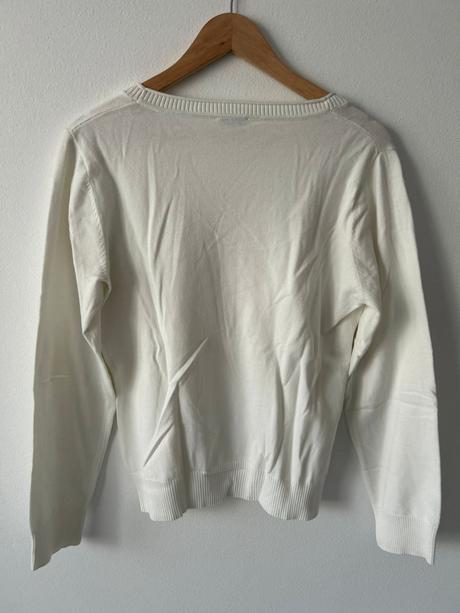 Tom tailor biely sveter, tom tailor,m