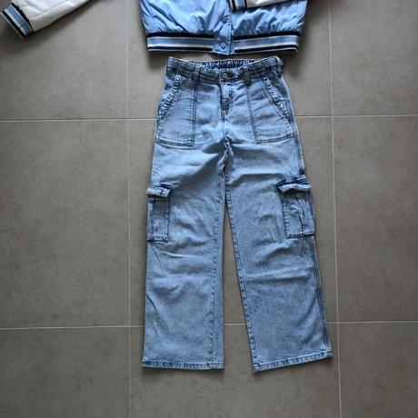 Baggy jeans - široké rifle vel. 146, c&a,146